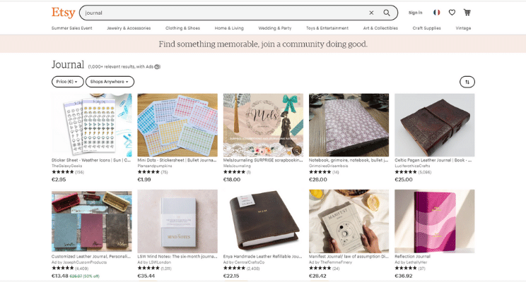 Etsy Journal
